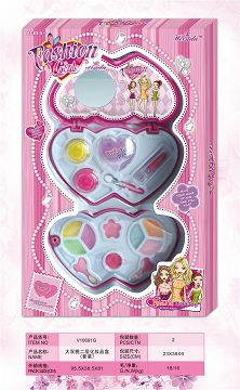 Cosmetics box with double peach layer (set)