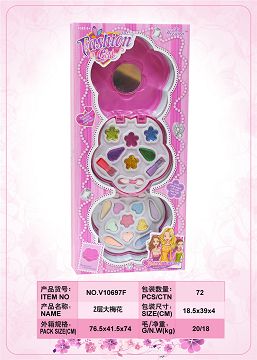 Large plum blossom cosmetic box on the second floor