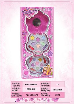 Large plum blossom cosmetic box on the second floor