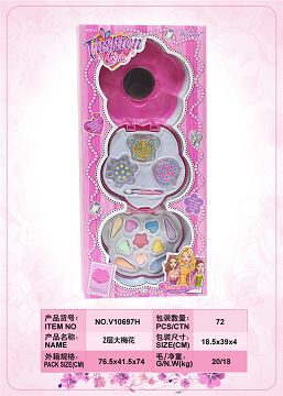 Large plum blossom cosmetic box on the second floor