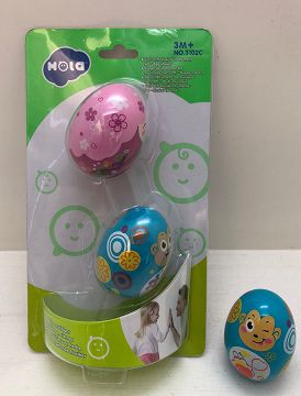 Creative colored eggs with orff Musical Instruments