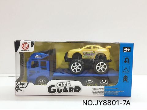 惯性拖头载越野车