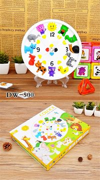 Animal clock painting