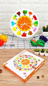 Fruit clock painting