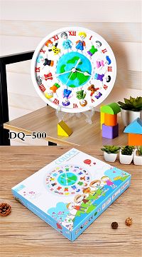 Earth clock painting