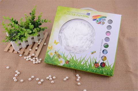 Flower-language disc painting