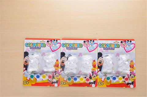 Mickey's two suction plate painting
