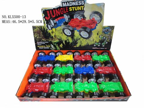 Four-drive dumper double-sided car