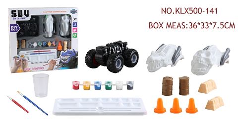 DIY painted four-drive inertial off-road vehicle