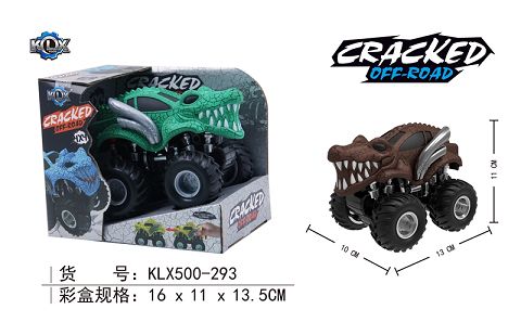 四驱动惯性裂纹怪物越野车