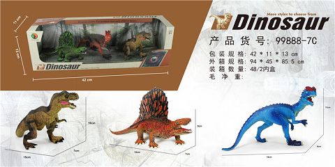 蹲姿霸王龙/异齿龙/双冠龙