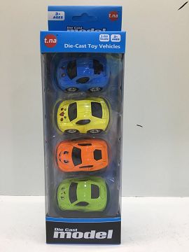 Q version rebound alloy car