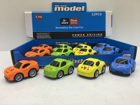 Q alloy car 12PCS