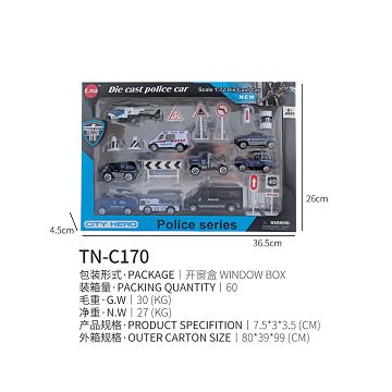 Alloy taxi police suit
