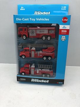 3 alloy fire return trucks