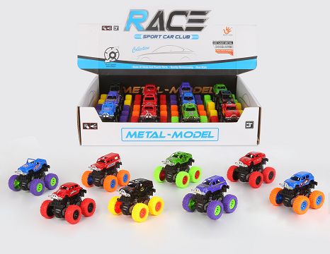 Avengers big wheel dual inertial alloy stunt climbing car, 8 models mixed with 12 display boxes