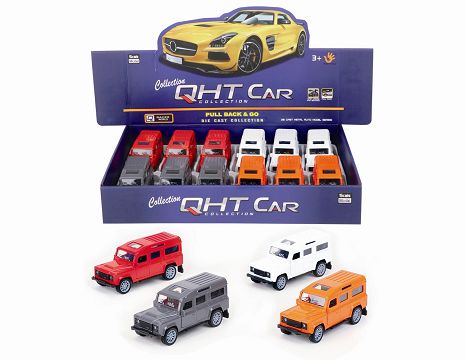 1: land rover defender boomerang alloy doors can be opened, 4 colors mixed with 12 display box