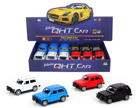 1:32niwa boomerang alloy doors can be opened, 4 color mixed pack 12 a display box