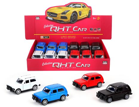1:32niwa boomerang alloy doors can be opened, with light music, 4 color mixed pack 12 a display box