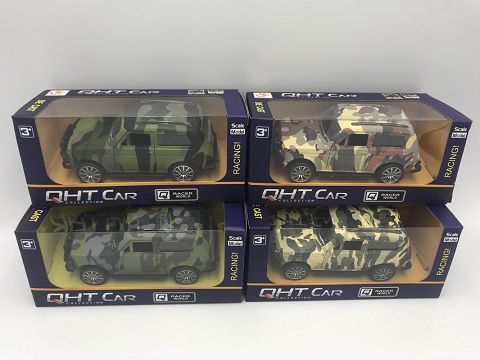 1:32 newa boomerang metal army doors can be opened, 4 color mixed in a window box