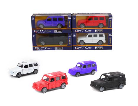 1:32 Mercedes G55 return alloy door can be opened, 4 color mixed with a window box