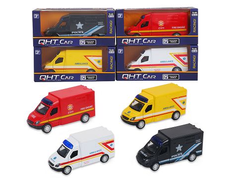 1:32 Mercedes truck boomerang alloy door can be opened, 4 color mixed with a window box