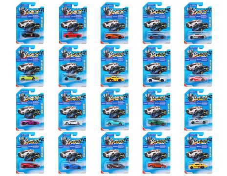 1:64 alloy sliding sports car, suction plate, 20 types of suction plate mixed