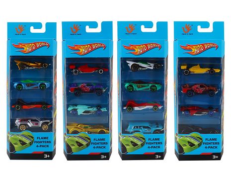 1:4 alloy skis with wind and fire wheels