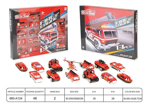 Fire protection alloy vehicle set (13 sets)
