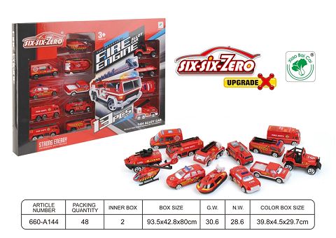 Fire protection alloy vehicle set (13 sets)