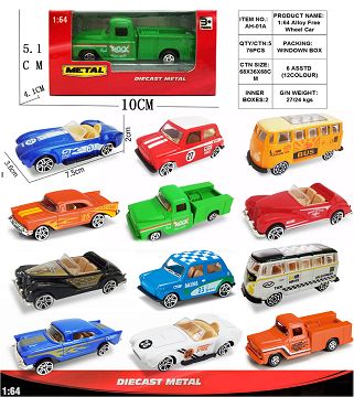 1: 64 sliding alloy car