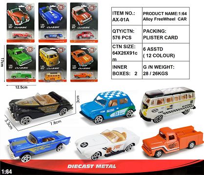 1: 64 sliding alloy car