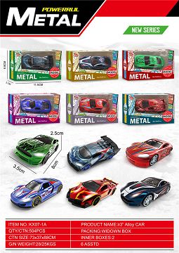 Sliding alloy car