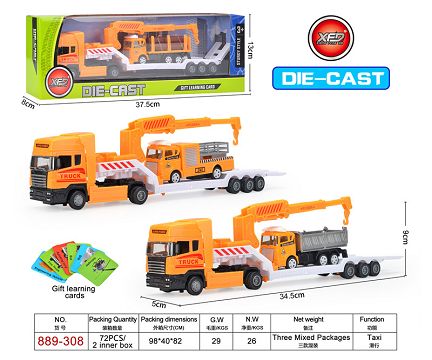 Alloy flat car