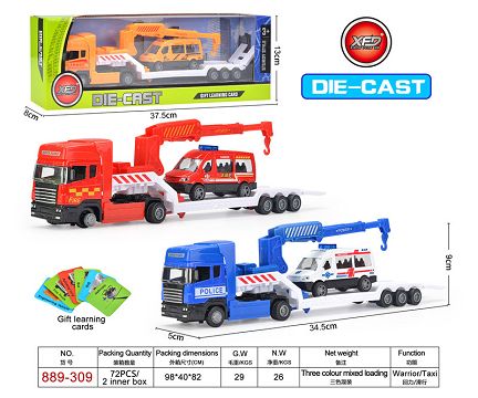 Alloy flat car