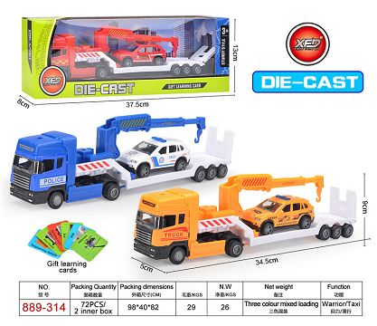 Alloy flat car