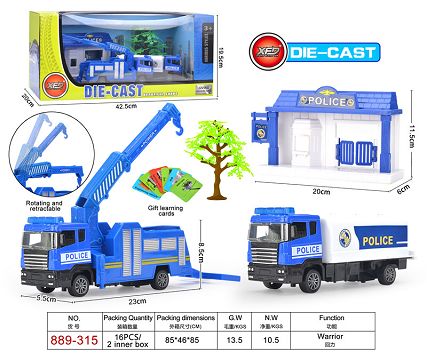 Alloy police scene
