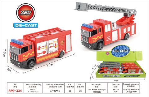 6 alloy fire trucks