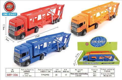 Three alloy trolleys