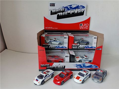 1: 12 russian police cars made of 50 alloy