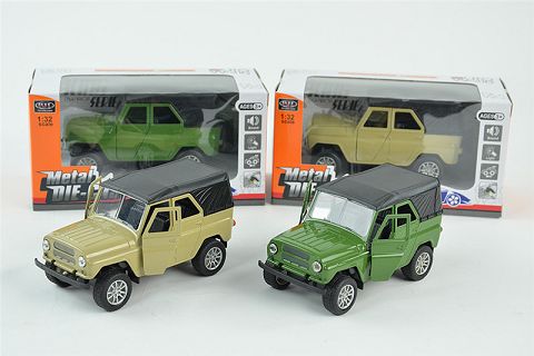 1:32 off-road alloy model with back force, door opening function single zhuang
