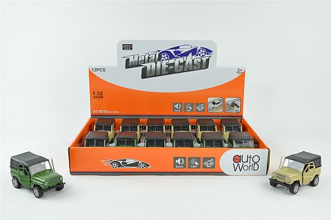 1:32 off-road alloy model with back force, opening function 12