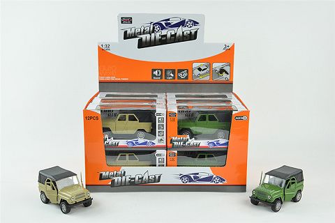 1:32 off-road alloy model with back force, opening function 12