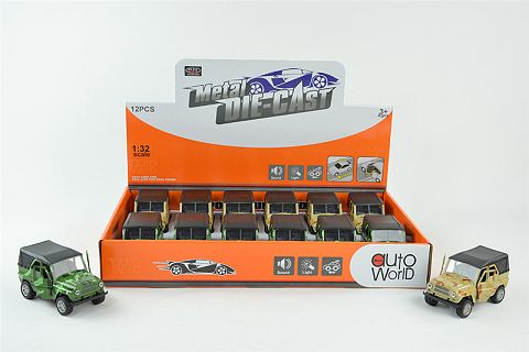 1:32 camouflage off-road alloy model with back force, opening function 12