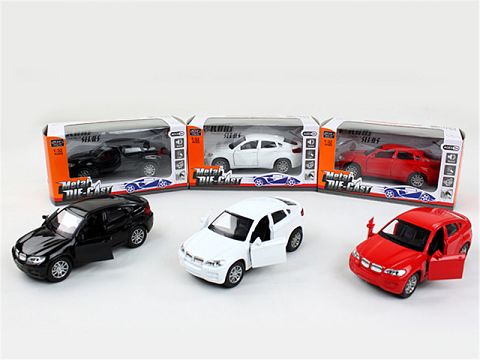 1:32 bmw x6 alloy model with back force, door opening function single zhuang