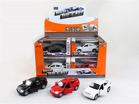 1:32 bmw x6 alloy model with back force, door opening, with light, music package 12