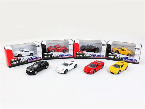 1: 50 simulation alloy sliding car single villa