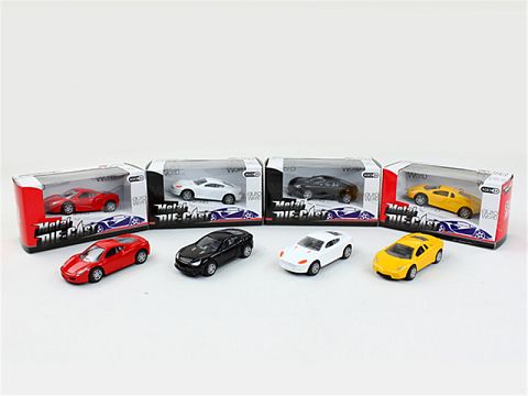 1: 50 simulation alloy huili sports car single villa