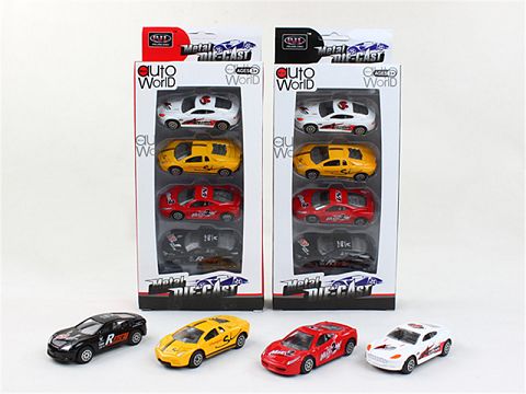 1: 50 racing alloy sliding sports cars 4