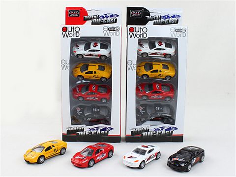 1: 50 racing alloy recoil sports car 4